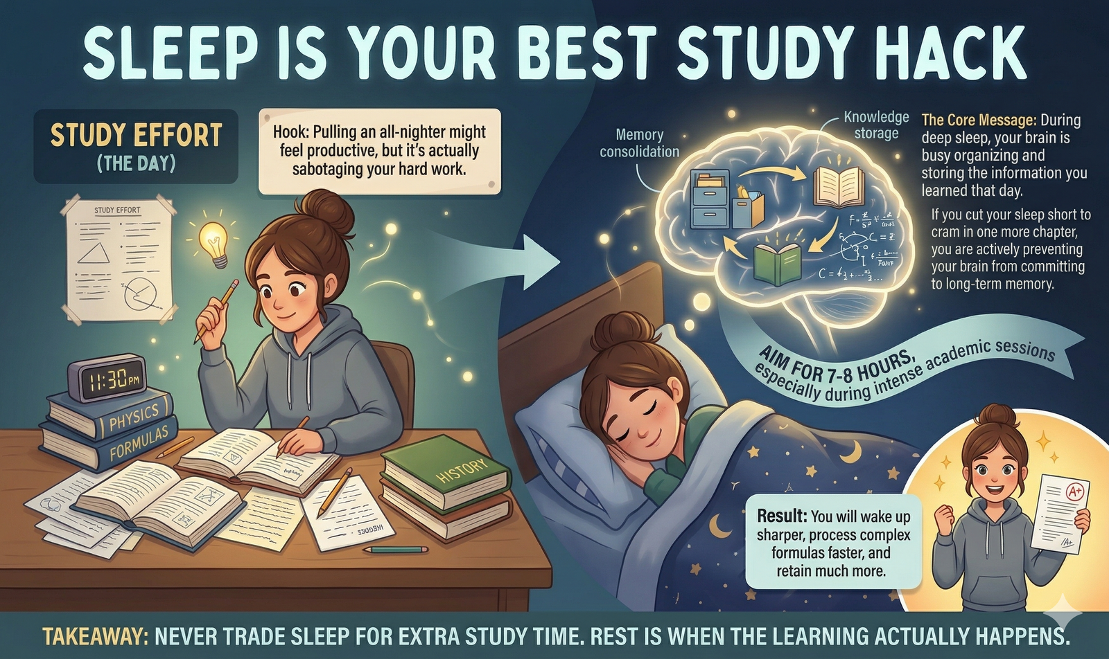 Sleep is Your Best Study Hack